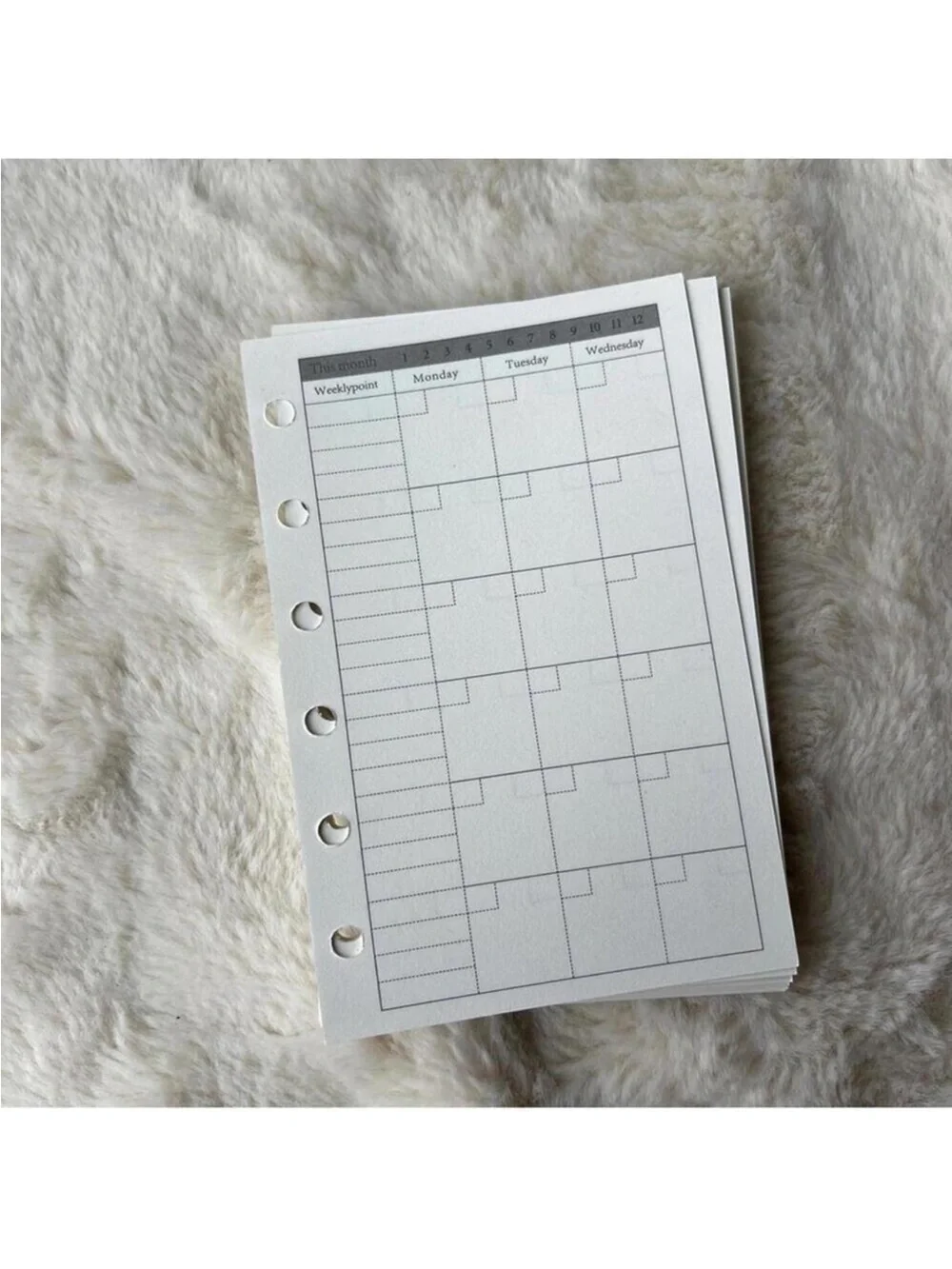 🆕 LV Planner Calendar Inserts Grid Monthly To Do Daily Note Personal Travel Work